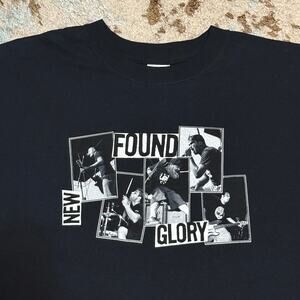 Vintage 2004 New Found Glory Tour Shirt Size Large Pop Punk Band Shirt